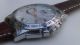 Sportliche Herrenuhr Armbanduhr Uhr Mode Chronos Echt Lederarmband Analog Armbanduhren Bild 8