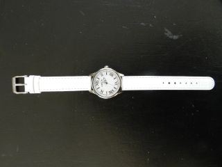 Wempe Armbanduhr,  Damen,  Weiß,  Echtes Lederarmband,  Quarz Uhr,  34mm Bild