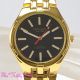 Armbanduhr Omax Seiko Movt Schwartz & Gold Farbe Wasserfest Pl Slim Steel Hbk821 Armbanduhren Bild 19