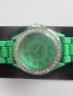 Damenuhr Mit Grünem Armband Armbanduhren Bild 1