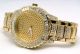 Unisex Vergoldete Rapper Ice Gem Zuhälter Bling Baguette Kristall Uhr Armbanduhren Bild 8