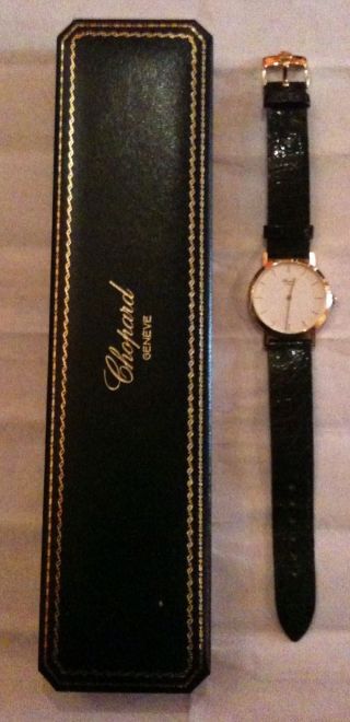 Chopard Geneve Herren Armbanduhr 750 Gold Neuwertig Limitierte Auflage Bild