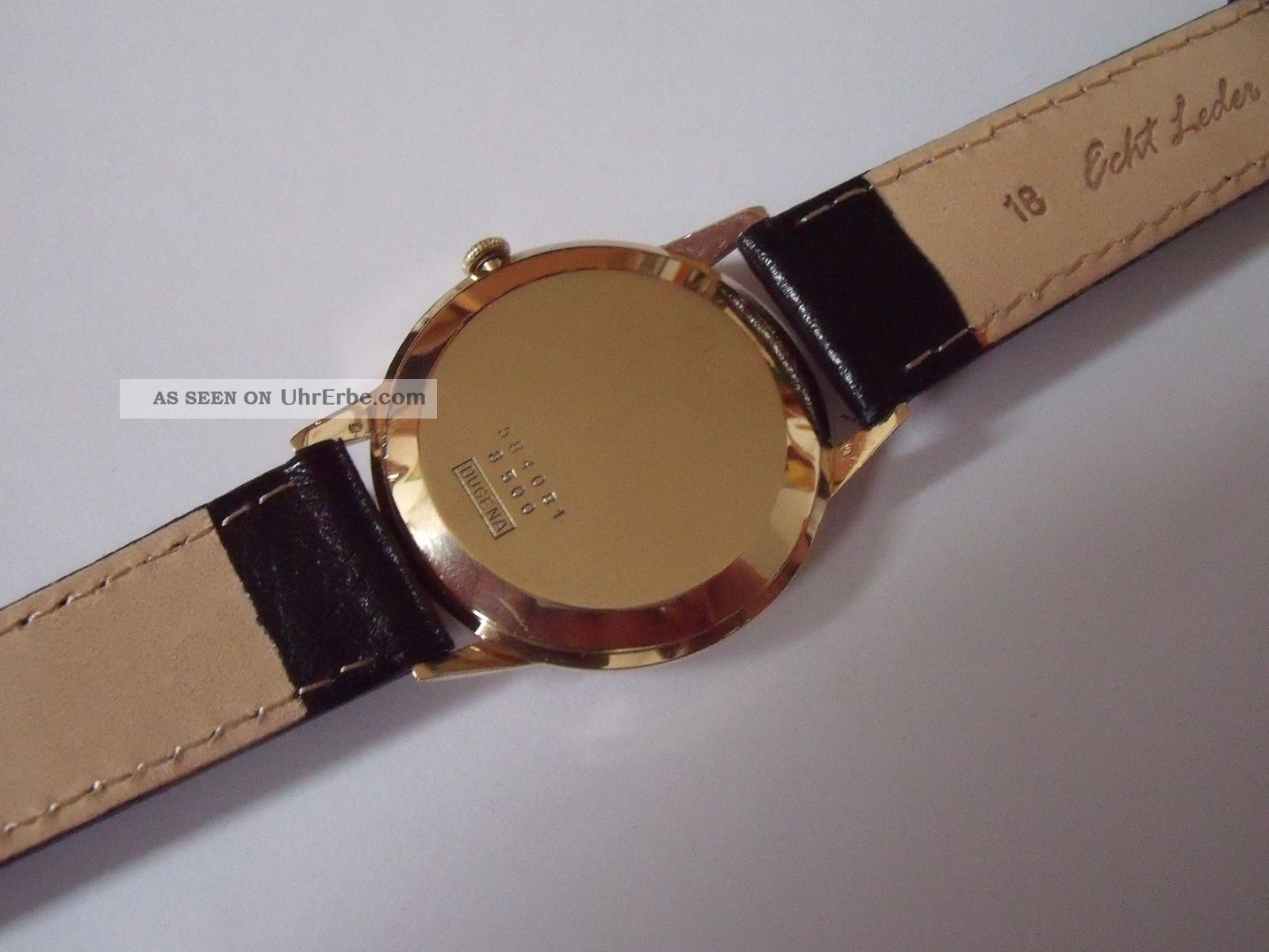 Dugena Precision Gold 585 14k Handaufzug Swiss Made