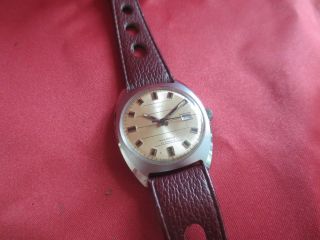 Timex Automatic Herrenarmbanduhr - Vintage - Mechanischer Handaufzug Bild