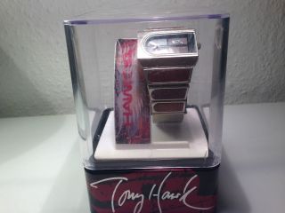 Tony Hawk Armbanduhr Uhr Sammleruhr Selten Skateboard Es,  Dc,  Axion,  Nixon,  Volcom Bild