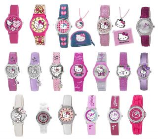 Hello Kitty Armbanduhr Kinder Offiziell Digital & Analog Mädchen Geschenk Uhr Bild