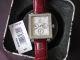 Fossil Damen Uhr Mit Lederarmband In Weinrot Armbanduhren Bild 1