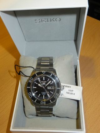 Seiko Five Snzh55k1 Armbanduhr Für Herren Bild
