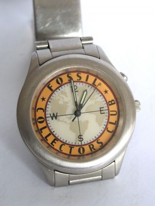 1997 Fossil Collectors Club Limited Edition Armbanduhr Bild