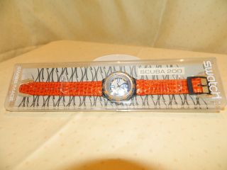 Swatch Scuba 200,  Ovp,  Limitierte Auflage,  Orange Bild