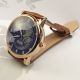 Teutates Nebelbock Automatik Uhr Herrenuhr Blau Lederband Armbanduhr Mechanisch Armbanduhren Bild 2