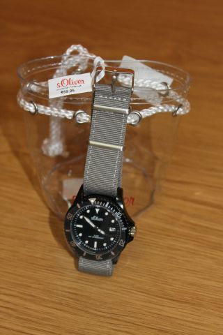 S.  Oliver - Uhr - Herrenuhr - Damenuhr - Datum - Armbanduhr So - 2694 - Lq Uvp 59,  95€ Bild