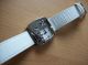 Fossil Damen Armbanduhr Edelstahl Lederarmband Weiß Armbanduhren Bild 2