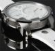 Diesel Herren Uhr Chronograph Weiß Silber Leder Armbanduhr Marken Uhr Xxl Dz7194 Armbanduhren Bild 1
