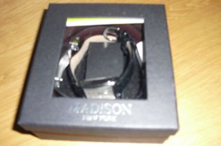 Madison York Damen - Armbanduhr,  Ledergürtel In Originalkassette Bild