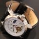 Aminus Automatik Uhr Herren Weiss Glasboden Leder Orginal Armbanduhren Bild 1