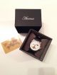 Aminus Automatik Uhr Herren Weiss Glasboden Leder Orginal Armbanduhren Bild 3