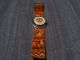 Kinder Uhr,  Fa.  Moroco,  Textil Armband Bunt,  Ohne Batterie Armbanduhren Bild 1
