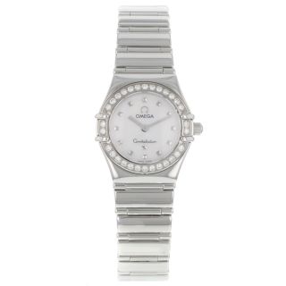 Armbanduhr Damen Omega Constellation 1465.  71.  00 Mop & Fabrik Diamanten Quartz Bild