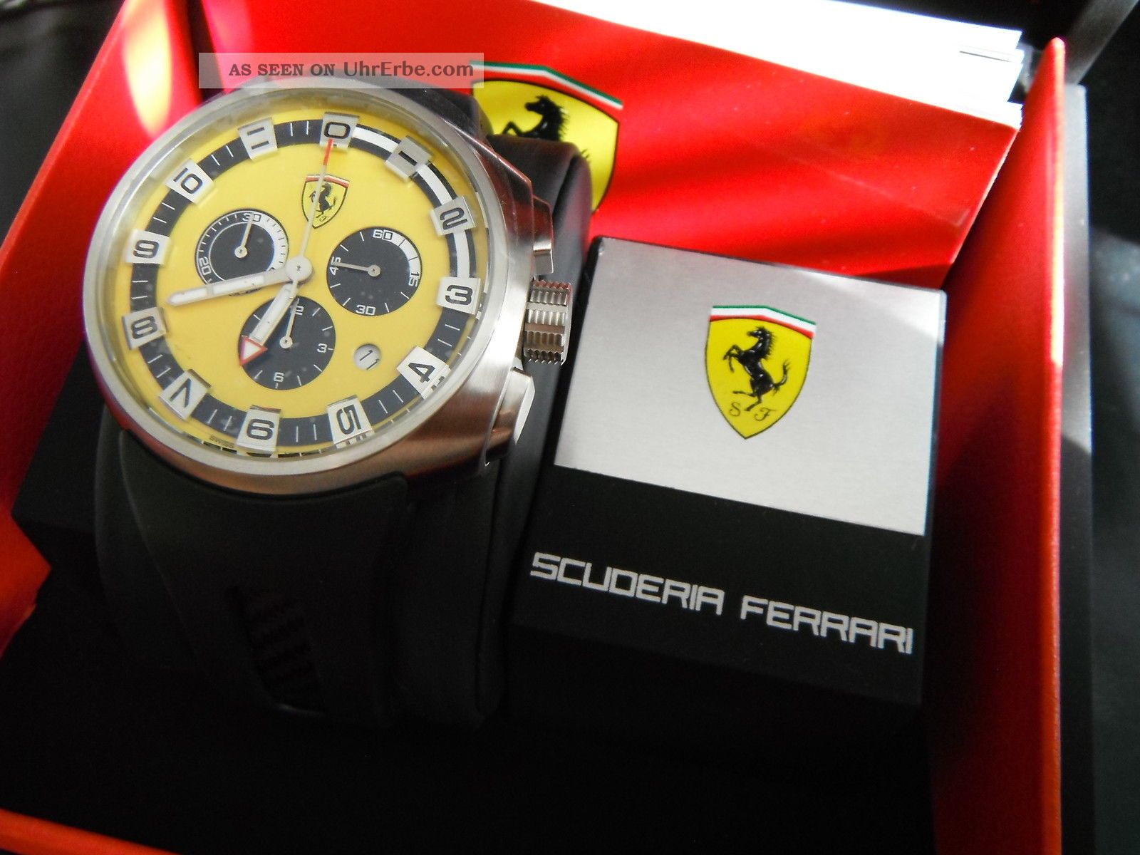 Ferrari F1 Podium Yellow Swiss Made Watches Uhr