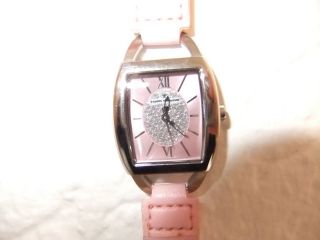 Uhr Damenuhr Armbanduhr Tom Tailor Rosa Geflochten Silberfarben Glitzer Tt05017 Bild