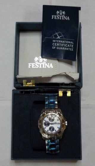 Festina Herren Armbanduhr Mod.  F16242 Metallband Bild