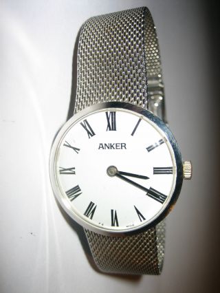 Vintage Anker Herren - Armbanduhr Mit Armband Sus 27 Herrenuhr Uhr Sammlerstück Bild