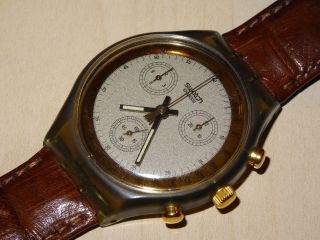 Swatch Chrono Goldfinger Scm100 Armbanduhr Bild