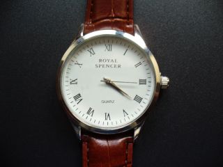 Royal Spencer Elegante Armbanduhr Partneruhr Für Sie & Ihn Reptilleder - Look Bild