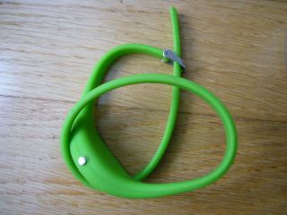 Grüne Armbanduhr Mit Extralangem Silikonband Bild