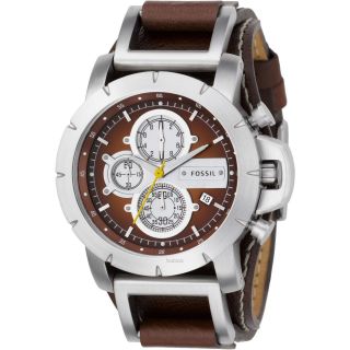 Fossil Uhr Jake Herrenuhr,  Leder Armbanduhr,  Chronograph Jr1157 Bild