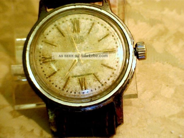 Gub Glashütte Herrenuhr Kaliber 60.  1 Armbanduhren Bild
