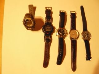 5 Armbanduhren - Seiko - Rh - Casio - G - Shock - Ua Bild