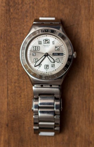 Swatch Irony Herren Armbanduhr / Silber,  Analog / Modell Ygs716gx Bild