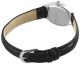 Neue Excellanc Quarz Damenuhr Schwarz/silber Leder Armbanduhr - Mit Ersatzbatterie Armbanduhren Bild 2