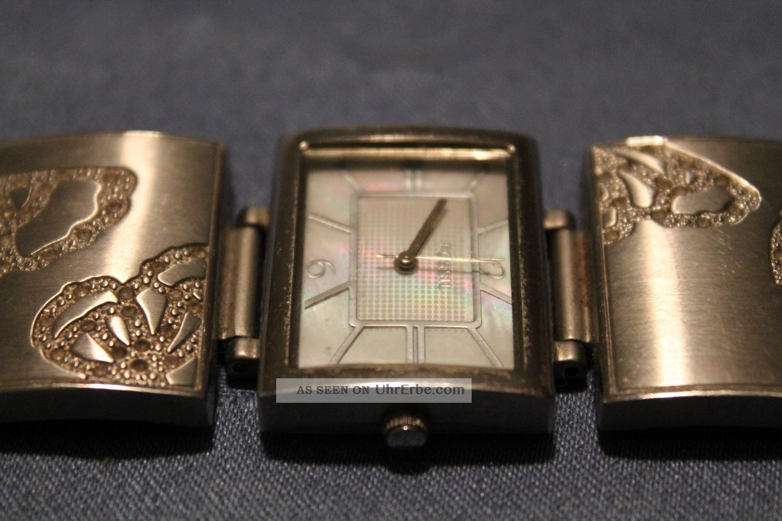 Fossil Damenuhr Armbanduhr Silber Läuft Armbanduhren Bild