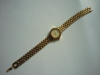 Tempic Quarz Damen Elegante Schöne Armbanduhr Goldfarbig Bild