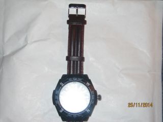 Armbanduhr Scbao Quarz Lederband D=45mm Bild