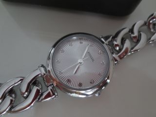 Fossil Damen Armband Uhr Es3390 Olive Silber Uhren Edelstahl Damenuhr Bild