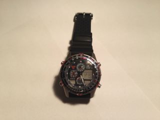 Citizen Promaster Navihawk World Time Titan Herren Armband Uhr Bild