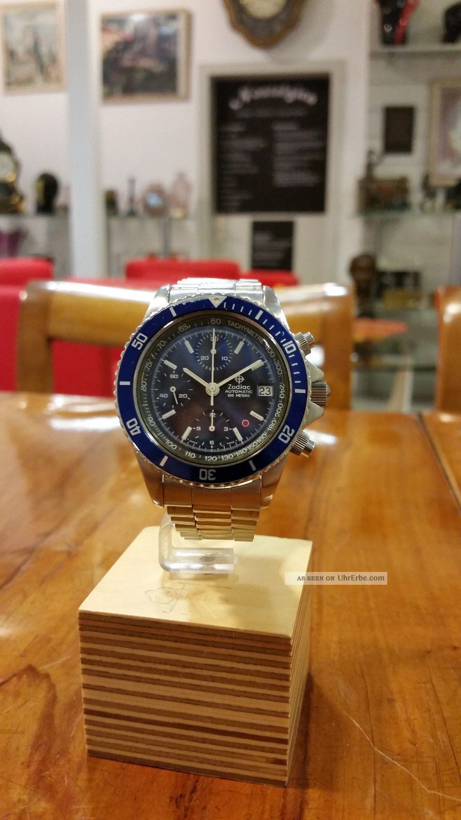 Zodiac Automatik Chronograph Red Dot