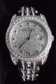 Armbanduhr Versilbert Von Ivens&söhne Mit Swarowski - Kristallen Armbanduhren Bild 1