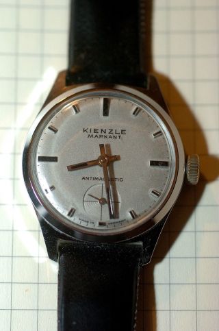 Kienzle Markant Armbanduhr Handaufzug Mechanisches Werk Gut Erhalten 70er Jahre Bild