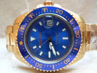 Nautec No Limit Deep Sea Gp Sunshine Blue 30atm Taucheruhr Automatik Chronograph Bild