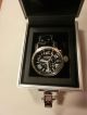 Tw Steel Twsteel Damenuhr Chronograph Schwarz Lederarmband Armbanduhren Bild 2