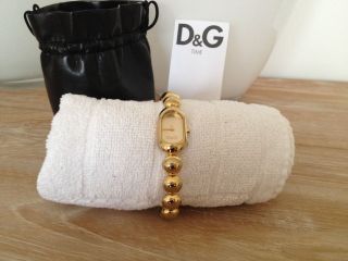 D&g Uhr Gold Dolce & Gabbana Goldene Armbanduhr - Inkl.  Kaufbeleg Bild