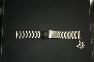 Omega Stahl Armband Faltschließe 20 Mm Speedmaster Professional Neuwert Bild