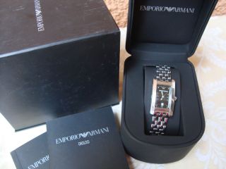 Giorgio Emporio Armani Damen Armbanduhr Uhr Silber Bild