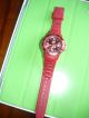 Wie,  Ice Watch Rot Silikon Armband Uhr Datum Damen Kinder Sport Armbanduhren Bild 4