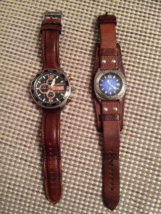 Verkaufe Zwei Defekte Herren - Uhren Von Fossil Bild